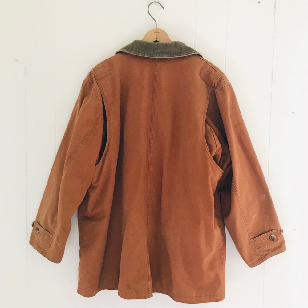Vintage Lands End Canvas Barn Jacket Chore Coat - Picture 2 of 8